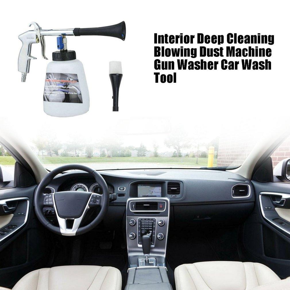 Tornador High Pressure Car Wash Gun EU/US Type Interior Deep Cleaning Dust Blower with Brush Car Washer Tool for Detailing