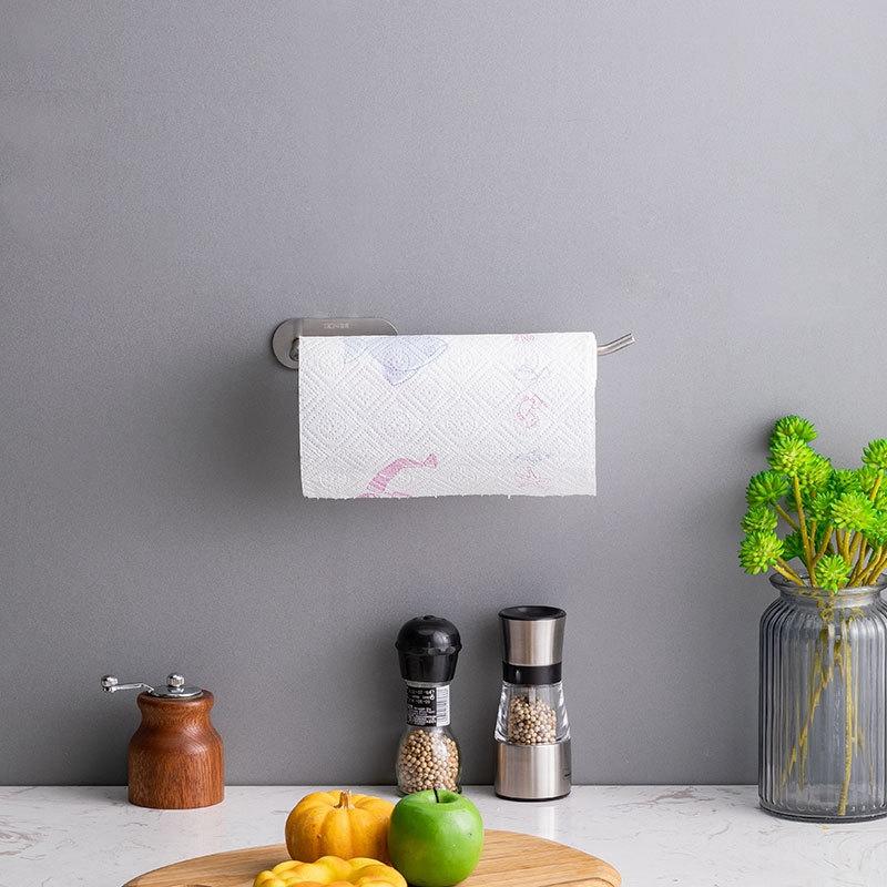 Suporte de parede para papel higiênico, aço inoxidável, acessório para rolo de papel higiênico, toalha e tecido