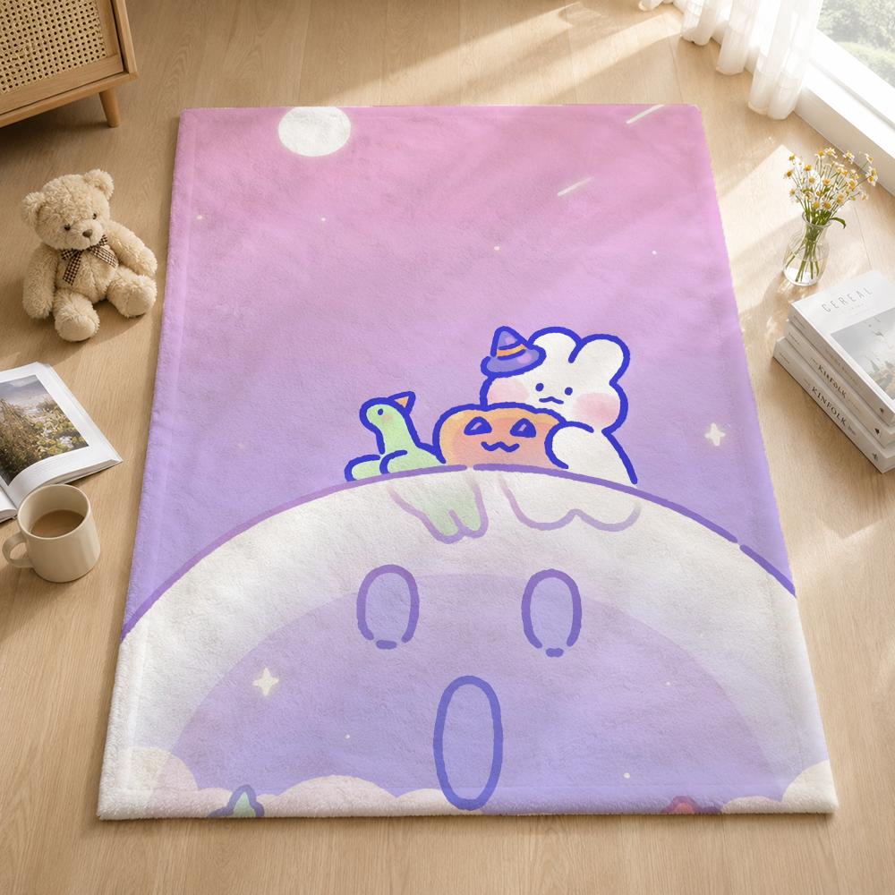 Art M-Mongmong Throw Blankets Soft Warm Flannel Blanket Bedding For Bed Living Room Home Sofa