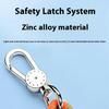 8mm Adjustable Nylon Phone Lanyard with Dual Direction Clips,Zinc Alloy Buckle Crossbody Neck Strap