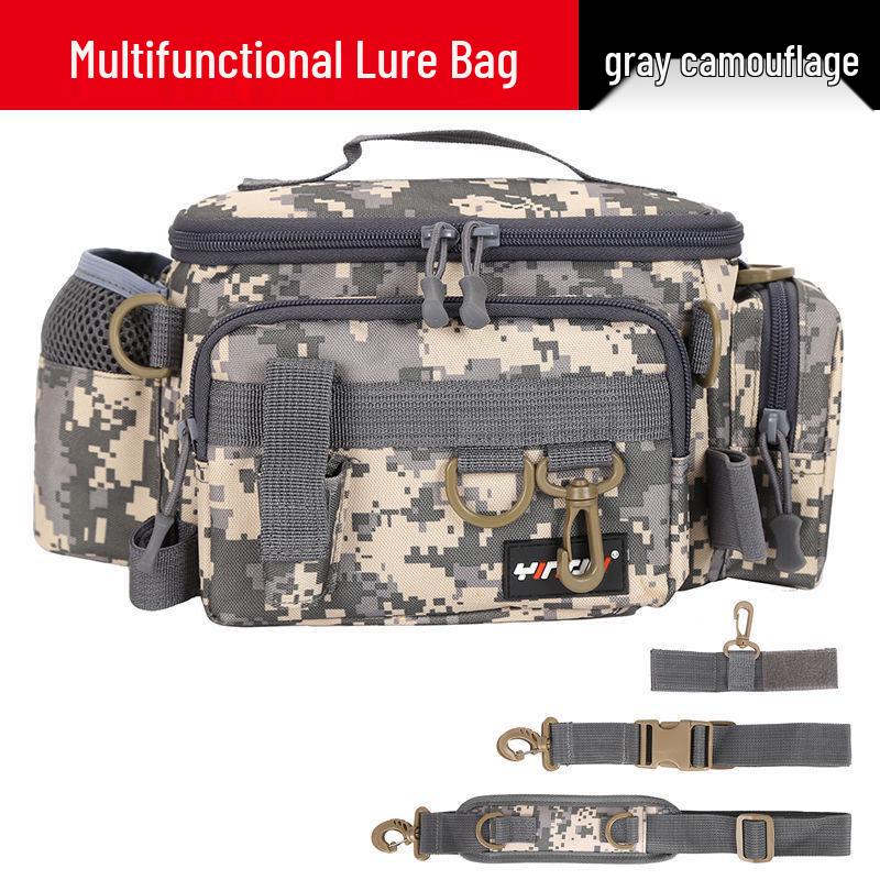 Wasserdichte Multifunktionale Angeltasche: Köder, Rute, Ausrüstung, Taille, Umhängetasche, Einzelschulter