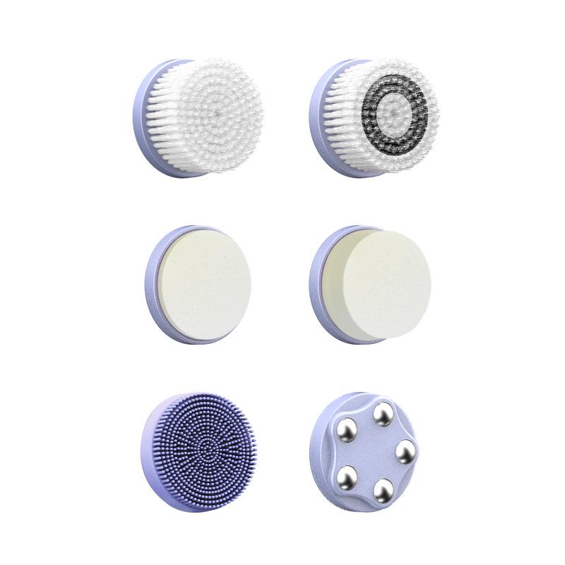 Silicone Electric Facial Cleansing Brush - Beauty Instrument Cleaner.