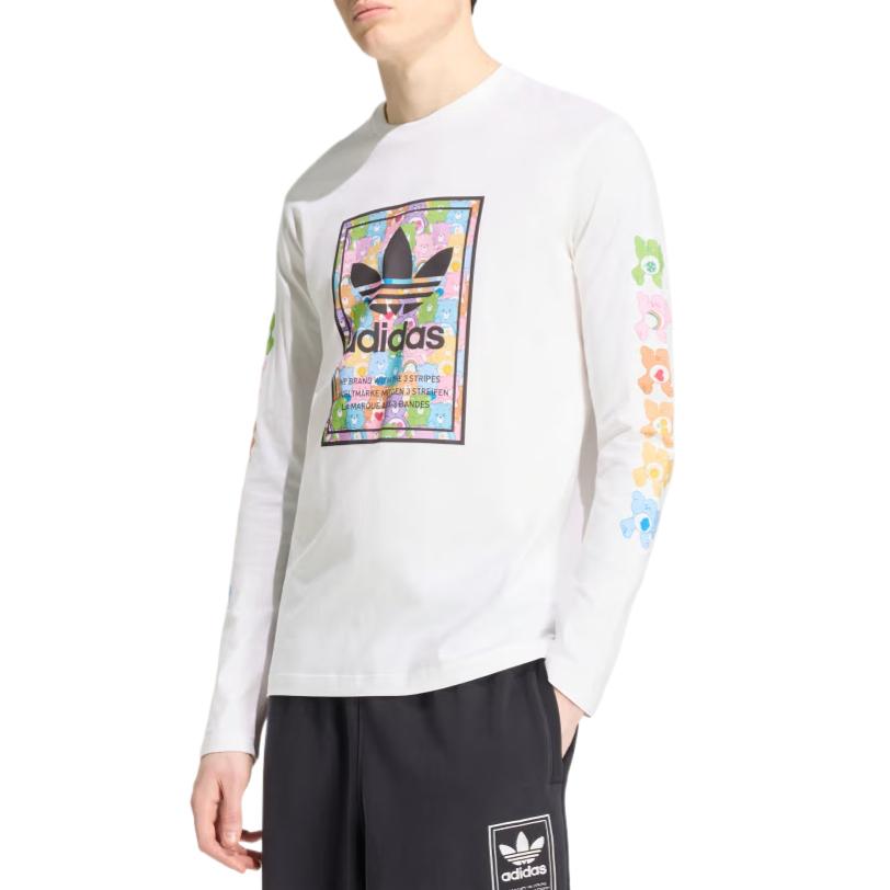 Adidas Originals Care Bear Long Sleeve Comfortable Skin-Friendly T-Shirt Men tops IA4379