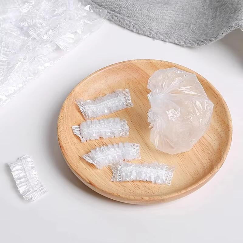 100pcs Transparent Disposable Earmuffs For Shower Waterproof Earplugs Plastic Earplugs For Hair Dye Shower Covers Ear Protectors