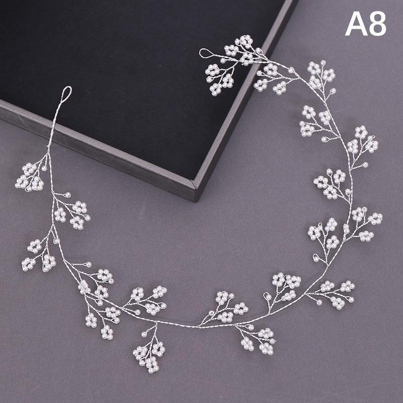 Women Headbands Pearl  Flower Headband Wedding Hair Accessories For Women Bridal Headband Hair Jewelry Wedding Accessories