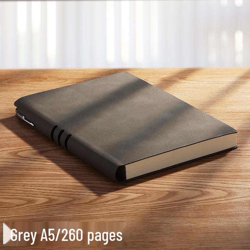 A5 Premium Soft Cover Business Meeting Notebook - Sheepskin, Thickened, 20 Sheets