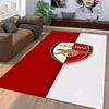 "Arsenal Logo Teppich Rot und Weiß Indoor Fußmatte Dekoration" Geeignet zur Verwendung als Anti-Rutsch für Wohnzimmer Schlafzimmer Sofas