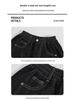 2025 Autumn Boys' American Trend Raw Denim Slimming Jeans - Loose, Straight Leg Pants