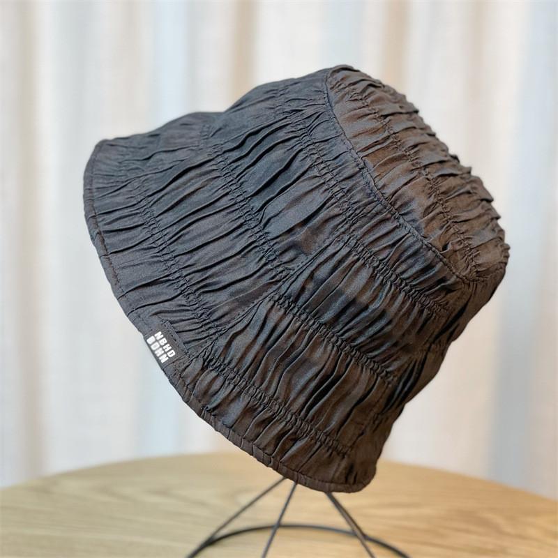 

Стильная рыбацкая шляпа в стиле OL Женская весенне-осенняя шляпа с плоским верхом, солнцезащитная, белая чёрный