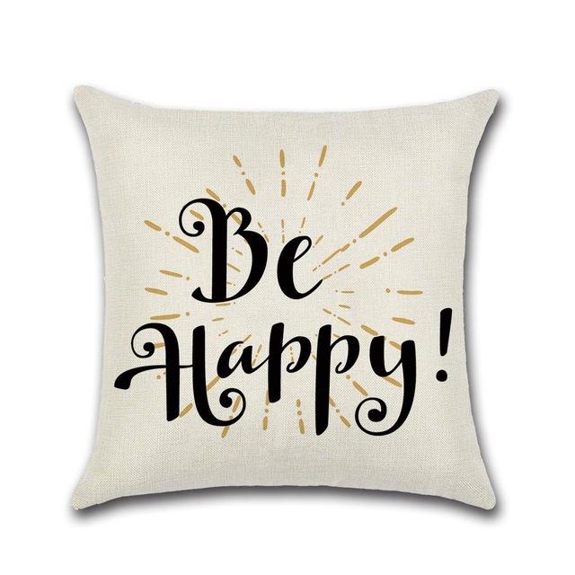 Creative Couple Cushion Cover Cotton Linen Throw Pillow Case For Sofa Lovers Valentine'S Day Decorative Pillowcase Cushion Cover