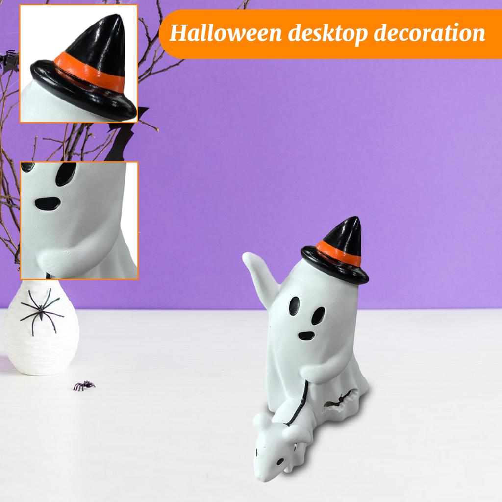 Halloween Hut Tragende Geister Hunde Spaziergang Ornament