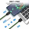 USB Type C Cable [Set of 2 3m] CLEEFUN Type C Cable Long Rapid Charging Cord Type C High Speed ??Data Transfer Heavy Duty Disconnection Prevention Nyl