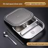 304 Stainless Steel Divided Dinner Plate