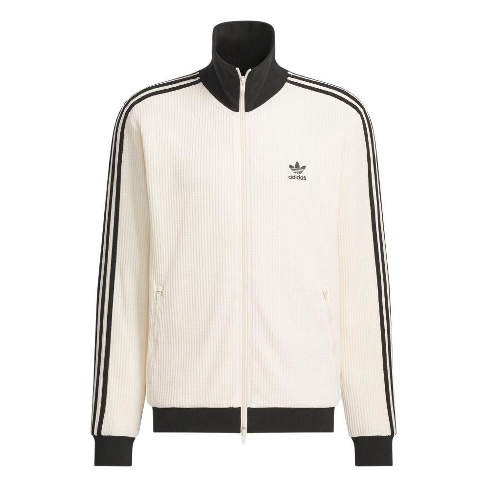 adidas Waffle Beckenbauer Track Jacket Asia Sizing Wonder White Men s JW0109 M