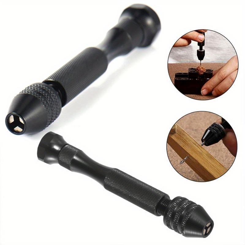 49pcs/set 0.2-3.4mm Hand Drill Set Mini Aluminum Hand Drill Bit Jewelry Craft Manual Drill Woodworking Tools Drill Bit Drilling