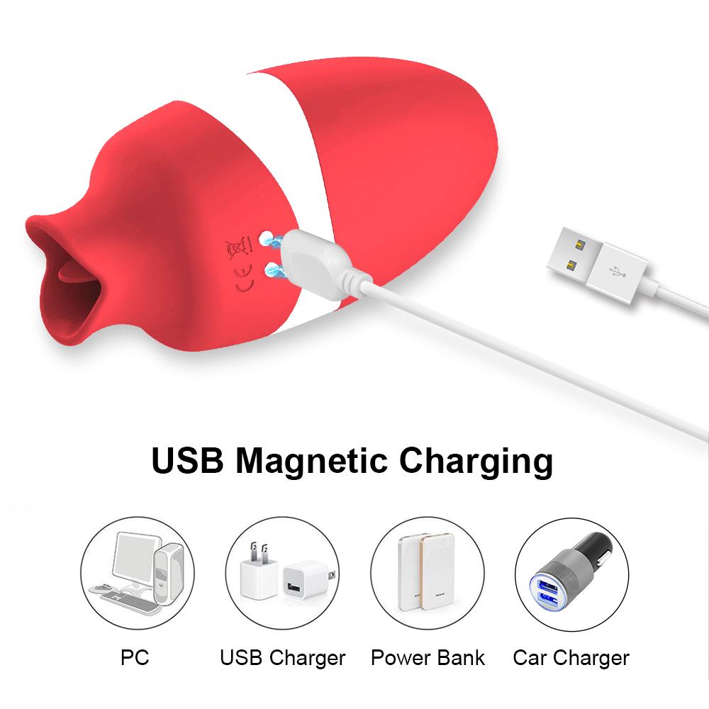 Clit Sucker Vibrator For Women Nipple Sucking Clitoris Powerful Stimulator Oral Tongue Pussy Licking Sex Toys Goods for Adults