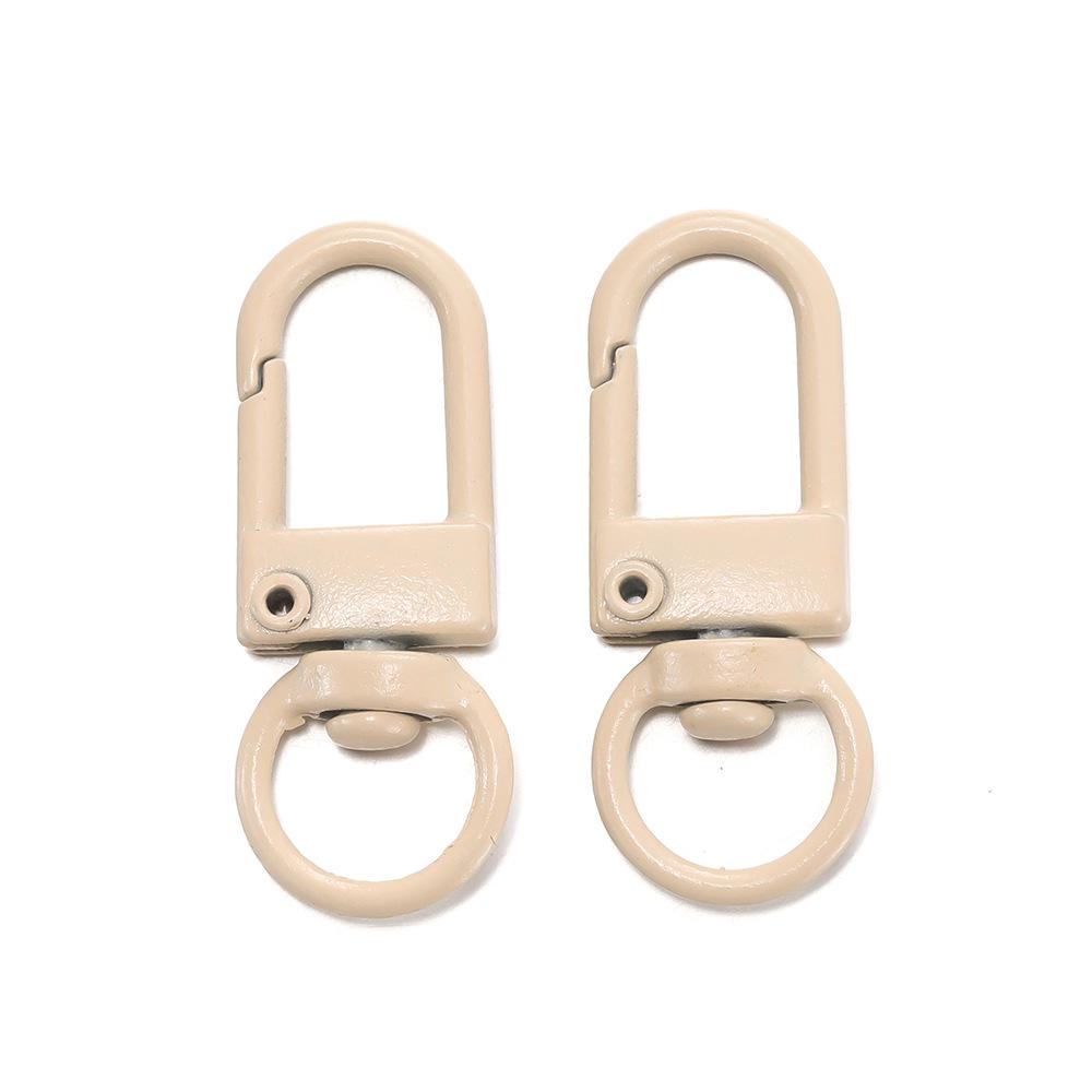 New Color Spray Paint Door Buckle Keychain: DIY Doll Pendant for Phone & Bag