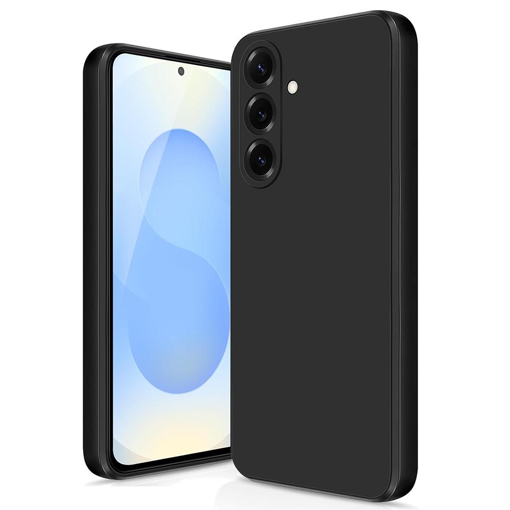 Samsung S25 Edge S24 S23 S21 S20 FE S22 Ultra Plus İçin Düz Kare Silikon Yumuşak Kılıf Lüks Mat Kapak Coque Fundas