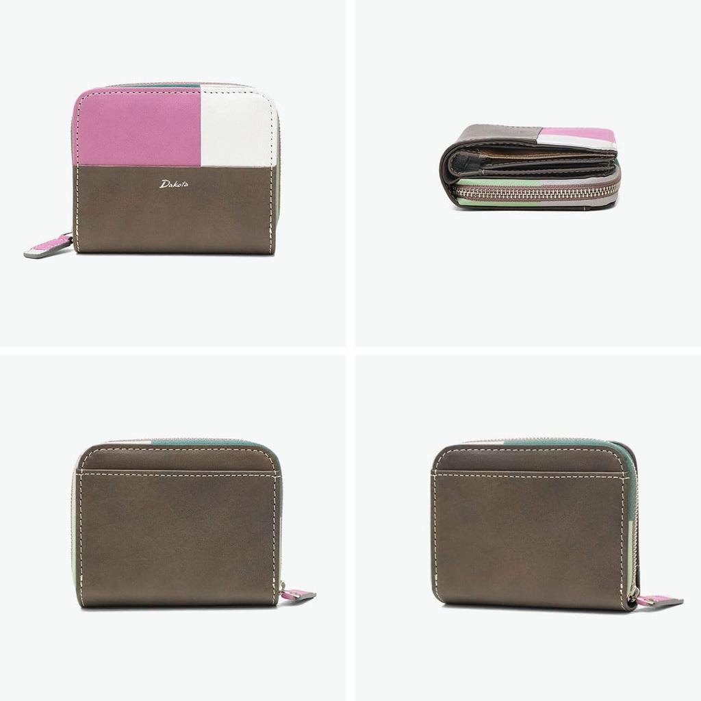 Carteira Dobrável Dakota Brocco 0032071 Cinza/Rosa