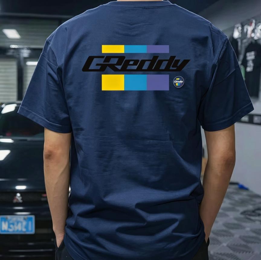 2026 Mens Oversized T Shirt Jdm Racing Color Block Graphic Print Short Sleeve Cotton Auto Culture Unisex Tee