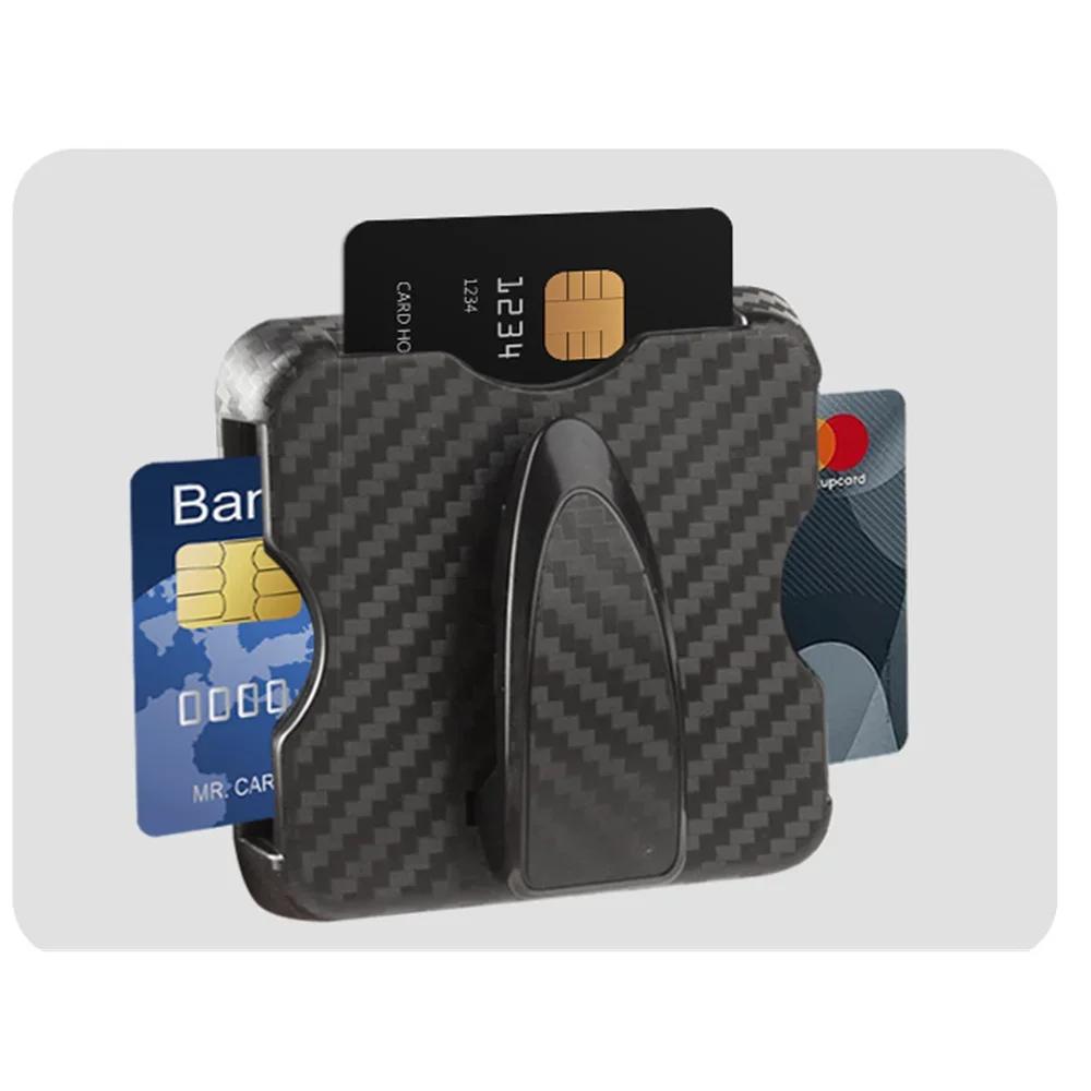 CarGlasses Clip Carbon Fiber Sunglasses SunglassesFrame Car Sun Visor Storage Room Multifunctional Ticket Clip Exquisite Durable