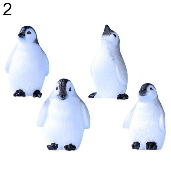 

4/6шт мини-пингвин морской лев снежинка орнамент сказочный сад бонсай DIY декор 2