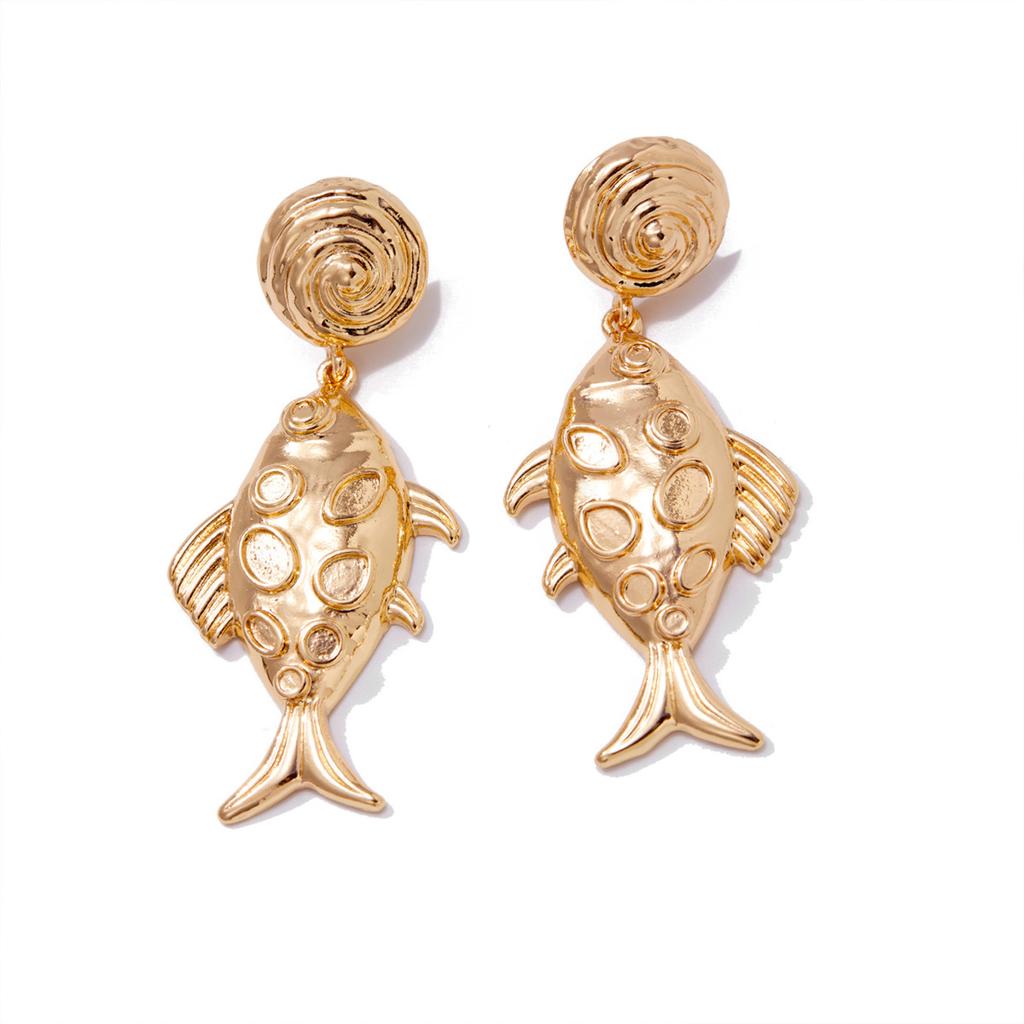 Ocean Style Design Drop Earrings Glossy Texture Smooth Surface Drop Earrings for Birthday Stage Party Show Balls