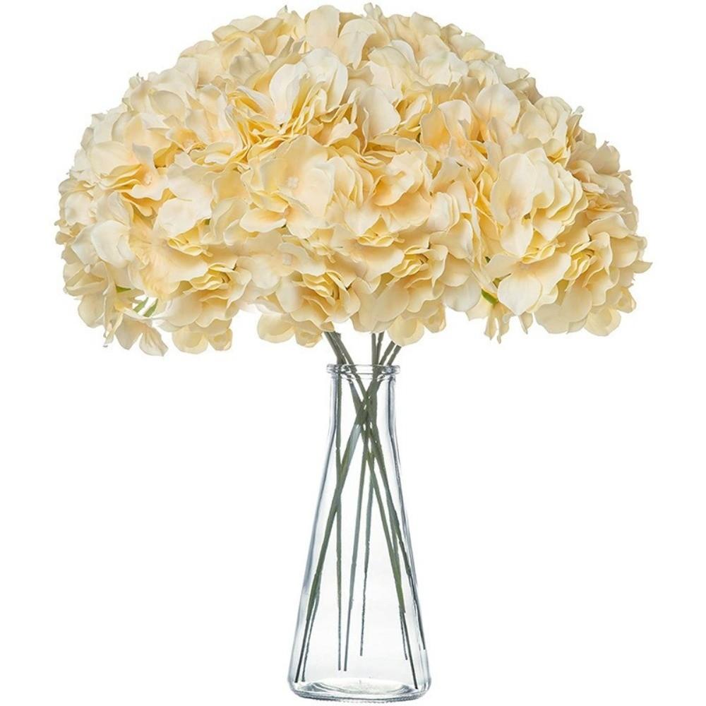 With Stem Hydrangea Dyed Edged Chrysanthemum New Fake Flower Ball  Photography Props