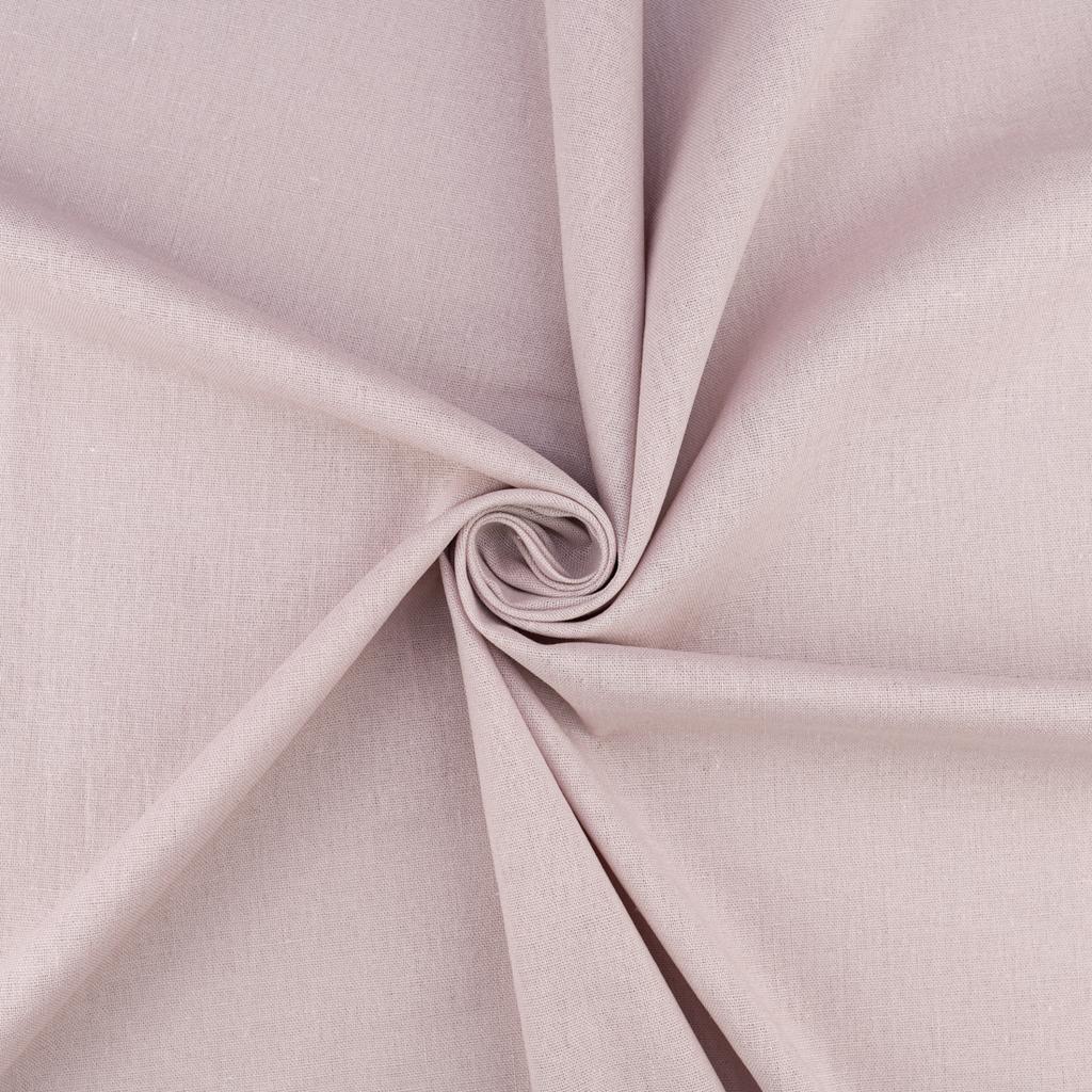 Linen fabric dirty pink