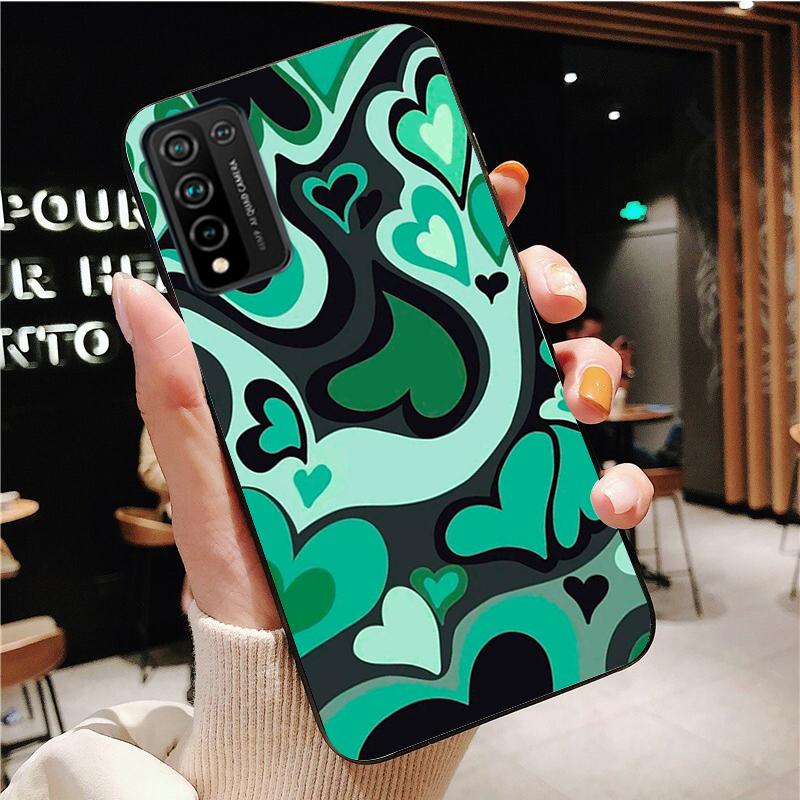 Fashion Latte Love Coffee Heart Phone Case for Huawei Honor 50 10X Lite 20 7A 7C 8X 9X Pro 9A 8A 8S 9S 10i 20S 20lite 7X 10 Lite