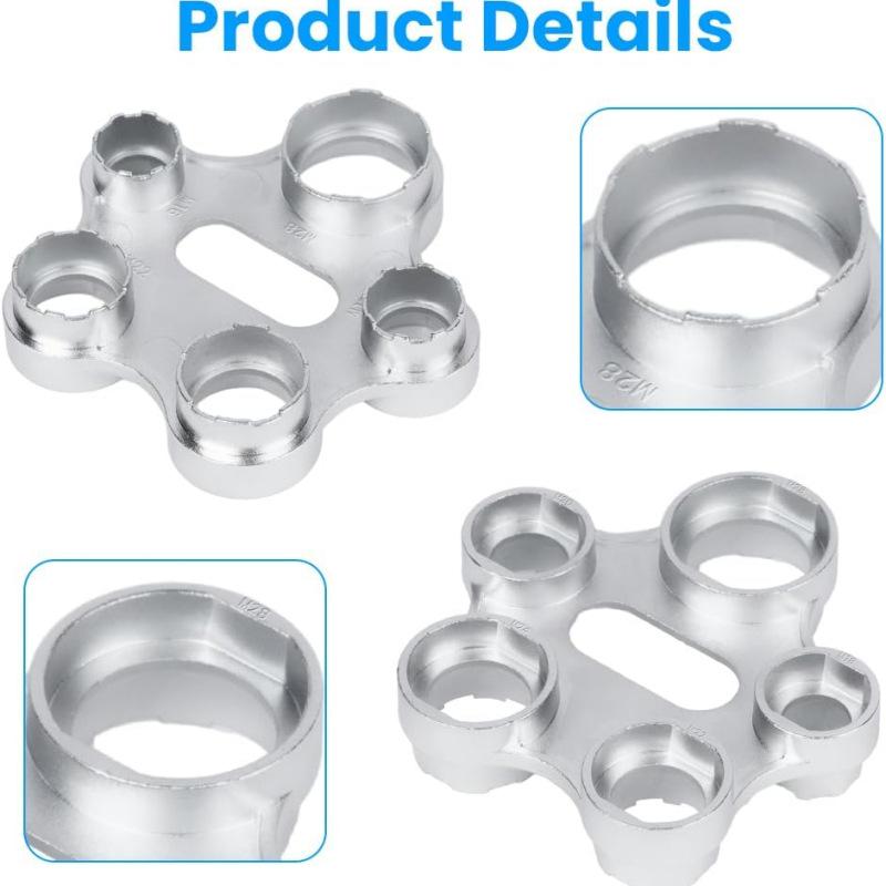 Multi-Size Six-in-One Faucet Aerator Removal Tool