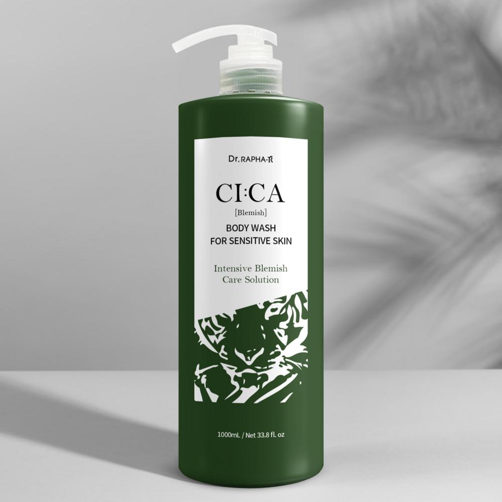 Dr. Raphael Cica Care Blemish Body Wash Herbal Fragrance, 1L, 3 units