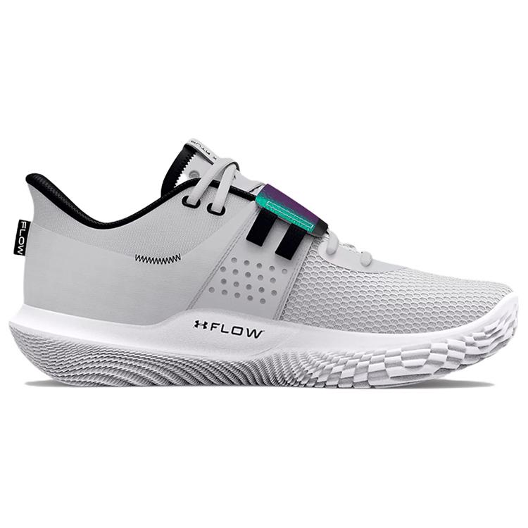 Under Armour Flow FUTR 'Halo Grey' (Unisex) Halo Grey / Black Basketball Shoes 3025076 100