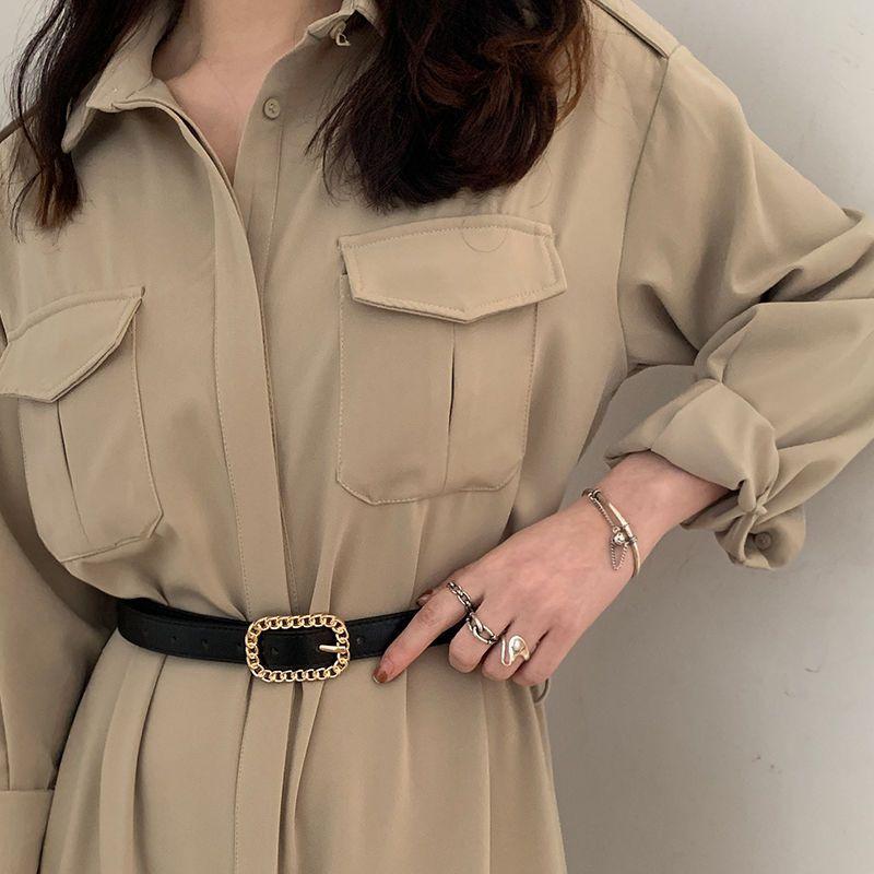 

Pu Versatile Black Fashion Belt Ideal For Summer Dresses And Chic Outfits Jeans чорний