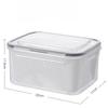 Kitchen Cover Refrigerator Frozen Fresh Food Sealed Fresh-keeping Box Fruit and Vegetable Drain Plastic Storage Box