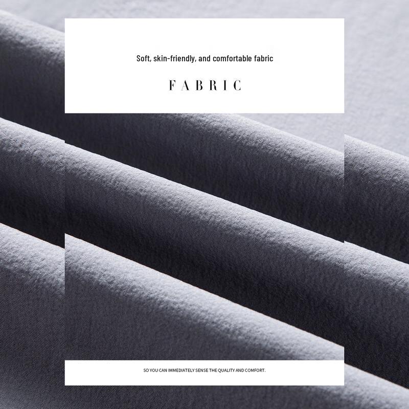 FORTEI Men's Ice Silk Straight-Leg Casual Trousers