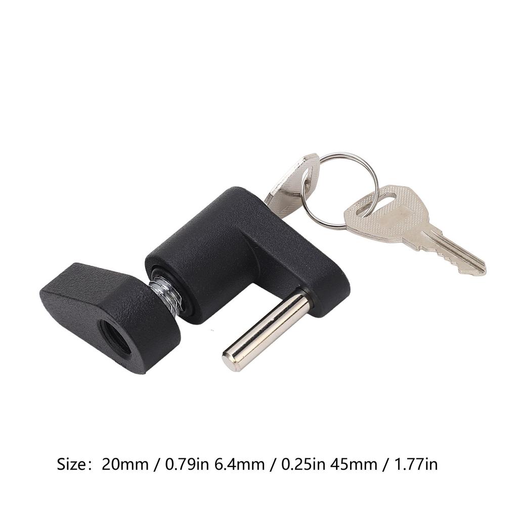 Trailer Tongue Coupler Lock Heavy Duty Anti Theft Versatile Coupler Lock for RVS Trucks Toolbox