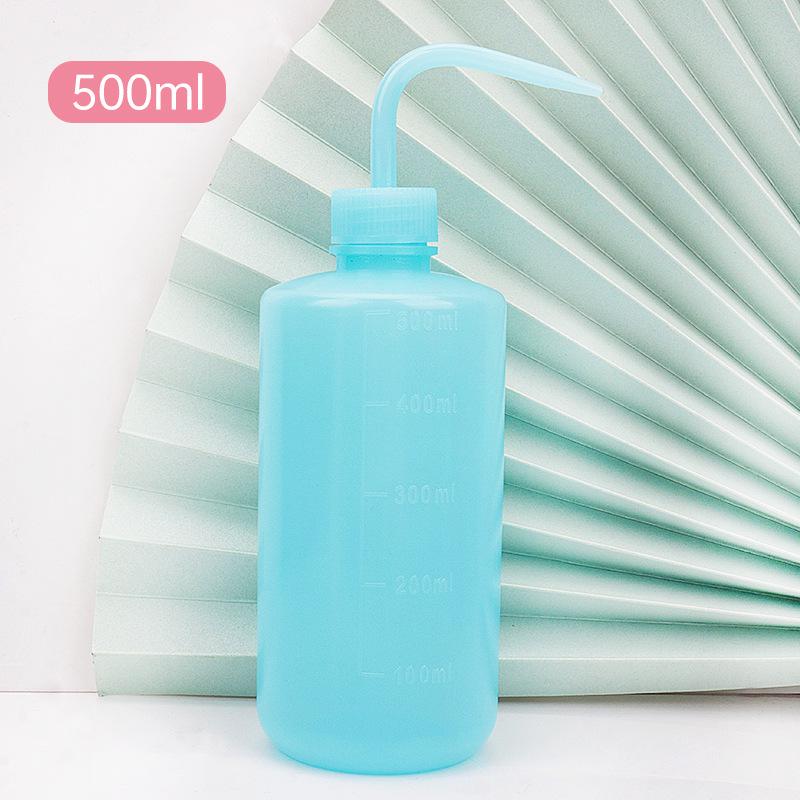 Multi-Capacity Eyelash Cleaning Squeeze Bottle - Curved Spout, 150/250/500ml
