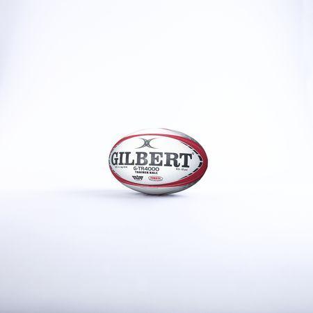 Ballon de rugby d'entrainement - GTR4000 - Rouge - GILBERT - Taille 4