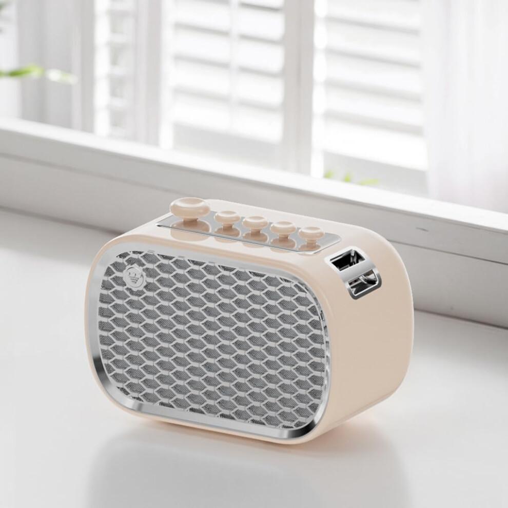 Bluetooth Speaker with High Volume, Wireless AUX Support for Baby Sleep, Natural Sounds, ABS Material, FM, TF Card, Light Blue