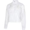 Sports Cardigan Stand Collar Woven Jacket Women Jacket White CZ8285-100