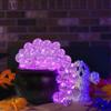 Purple Light Halloween Bubbling Cauldron Decoration Luminous Bubbling Pot Ornament  Bar