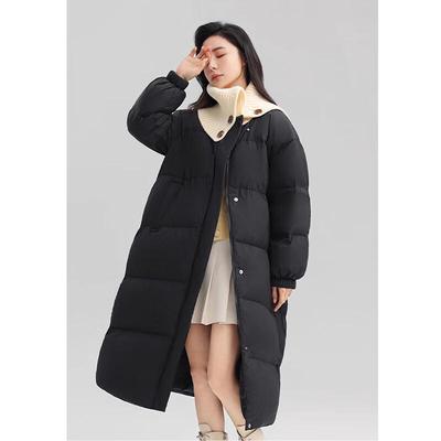 Women's Long Lapel Down Jacket YE4B618501A