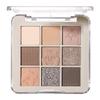 xixi Bear Di Rongrong Nine-Color Eyeshadow: Natural Matte & Shimmer, Beginner-Friendly