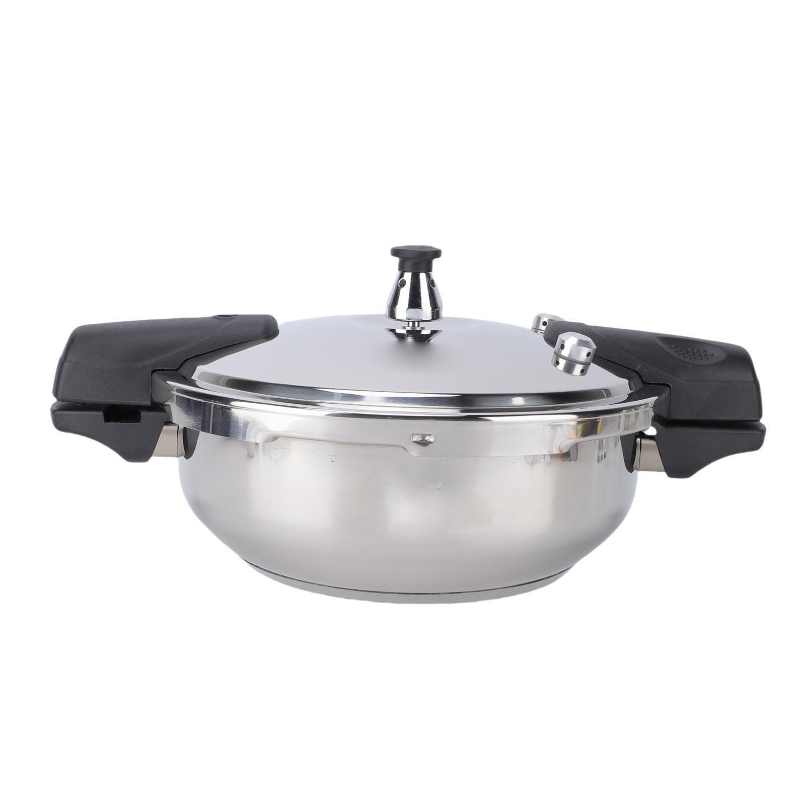Igeteck 304 Stainless Steel Pressure Cooker Mini Compact 3L Multi Function Rapid Heat Conduction Pot For Electric Gas Stoves
