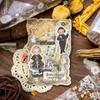 1 rolle Vintage Pflanzen & Blumen Serie PET Band Scrapbooking Dekoration Collage Journal Tagebuch Diy Aufkleber