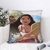 Cartoon M-Moana V-Vaiana Maui Pillow Case  Square Pillow Cover Funny Pillowcases For Sofa Bedroom Home Decor