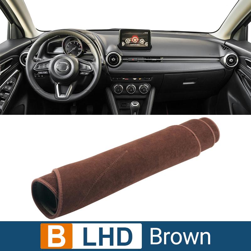 For Mazda 2 DJ DL 2015 2016 2017 2018      Car Dashboard Cover Sun Shade Non-slip Mat Interior Accessories