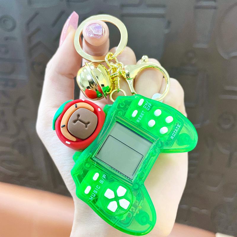 

Creative Capibara Mini Game Console Keychain