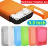3.5 Inch Dust Proof Plastic IDE SATA HDD Hard Drive Disk  Multicolor Storage Case External Hard Drive Disk Plastic Storage Box